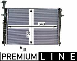 MAHLE Chlodnica Wody Behr Premium Line - centralcar - 803,04 RON