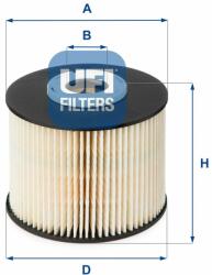 UFI filtru combustibil UFI 26.055. 00
