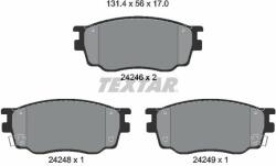 TEXTAR set placute frana, frana disc TEXTAR 2424601 - centralcar