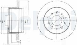 DELPHI Tarcza Ham. Fiat Ducato 06- Tyl - centralcar - 183,13 RON