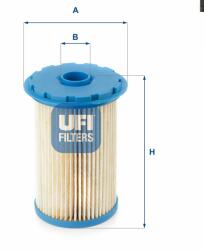 UFI filtru combustibil UFI 26.696. 00
