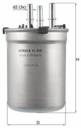 MAHLE Filtr Paliwa Vw - centralcar - 116,45 RON