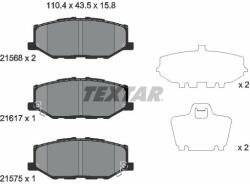 TEXTAR set placute frana, frana disc TEXTAR 2156801 - centralcar