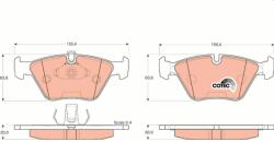 TRW set placute frana, frana disc TRW GDB1264 - centralcar