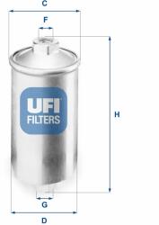 UFI filtru combustibil UFI 31.504. 00