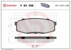 BREMBO BRE-P83098