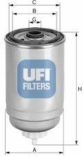 UFI filtru combustibil UFI 24.397. 00
