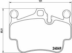 BREMBO set placute frana, frana disc BREMBO P 65 015