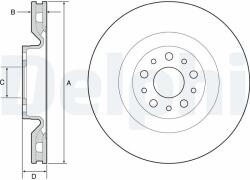 DELPHI Disc frana DELPHI BG4556 - centralcar