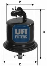 UFI filtru combustibil UFI 31.724. 00