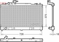 DENSO Radiator, racire motor DENSO DRM44033