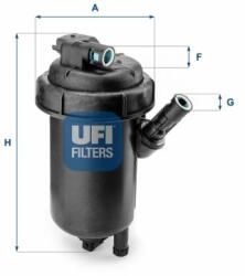 UFI filtru combustibil UFI 55.120. 00 - centralcar