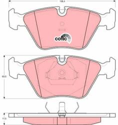 TRW set placute frana, frana disc TRW GDB1064 - centralcar