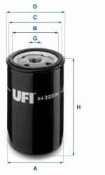 UFI filtru combustibil UFI 24.323. 00