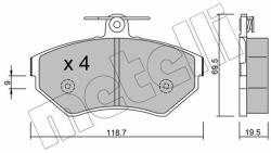 METELLI set placute frana, frana disc METELLI 22-0215-0