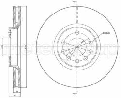 METELLI Disc frana METELLI 23-1353C