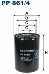 FILTRON filtru combustibil FILTRON PP 861/4 - centralcar