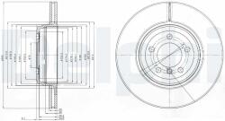 DELPHI Tarcza Ham. Bmw 5 E60 - centralcar - 208,15 RON