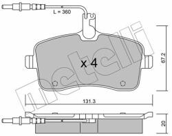 METELLI set placute frana, frana disc METELLI 22-0600-0