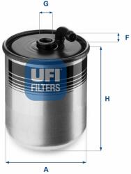 UFI filtru combustibil UFI 24.429. 00