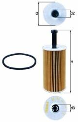 MAHLE Filtr Oleju Citroen - centralcar - 36,14 RON