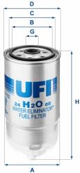 UFI filtru combustibil UFI 24. H2O. 05 - centralcar