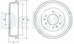 DELPHI Beben Hamulcowy - centralcar - 290,30 RON