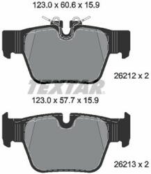 TEXTAR set placute frana, frana disc TEXTAR 2621201 - centralcar