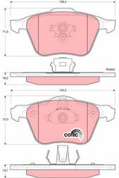 TRW set placute frana, frana disc TRW GDB1576 - centralcar