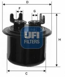 UFI filtru combustibil UFI 31.539. 00
