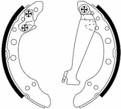 TEXTAR Set saboti frana TEXTAR 91044700 - centralcar