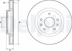 DELPHI Tarcza Ham. Przod - centralcar - 223,09 RON