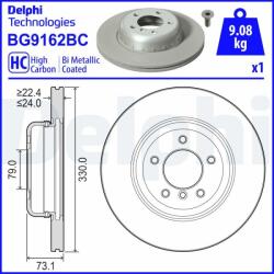 DELPHI Disc frana DELPHI BG9162BC - centralcar