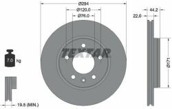 TEXTAR Disc frana TEXTAR 92121403 - centralcar