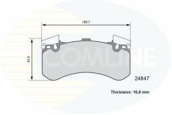 COMLINE set placute frana, frana disc COMLINE - centralcar - 227,64 RON