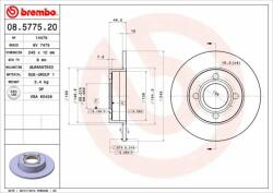 BREMBO Disc frana BREMBO 08.5775. 20