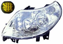 ABAKUS Reflektor Fiat Ducato/citroen Jumper/peugeot Boxer H7/h1/w5w/py21w 06- Pr Kierunkowskaz Przeźroczysty