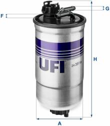 UFI filtru combustibil UFI 24.391. 00