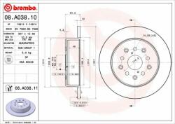 BREMBO Bre-08. A038.11