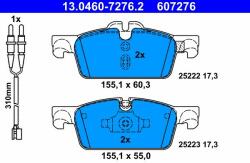 ATE set placute frana, frana disc ATE 13.0460-7276.2 - centralcar