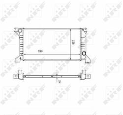 NRF Radiator, racire motor NRF 516212