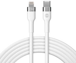 Forever Cablu incarcare si transfer de date Forever Flexible, USB-C la Lightning, 2.0 m, 20W, 3A, alb (GSM115425)