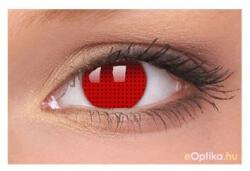 MAXVUE VISION Crazy Red Screen (2 lentile), lentile de contact lunare - fără dioptrie (EYECLREDSCR)