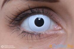 MAXVUE VISION Crazy Whiteout (2 lentile), lentile de contact lunare - fără dioptrie (EYECLWHTO)