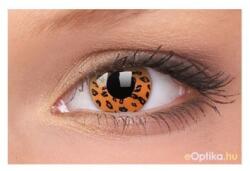 MAXVUE VISION Crazy Yellow Leopard (2 lentile), lentile de contact lunare - fără dioptrie (EYECLYLEO)