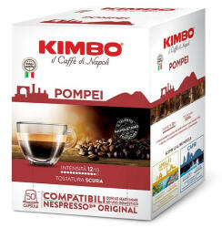 Kávékapszula KIMBO Nespresso Pompei 50 kapszula/doboz