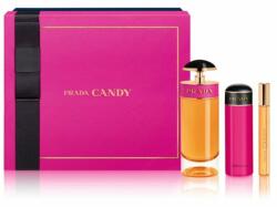 Prada Set cadou Prada Candy, Apă de parfum 80ml + Apă de parfum 7ml + Lapte de corp 75ml, Femei