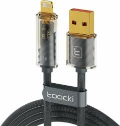 Toocki TXCLJDA03 USB-A apa - Lightning apa Adat és töltő kábel - Szürke (1m) (TXCLJDA03)