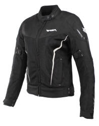 RSA Bolt női motoros kabát fekete-fehér