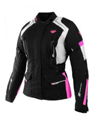 RSA EXO 2 női motoros kabát fekete-szürke-rózsaszín